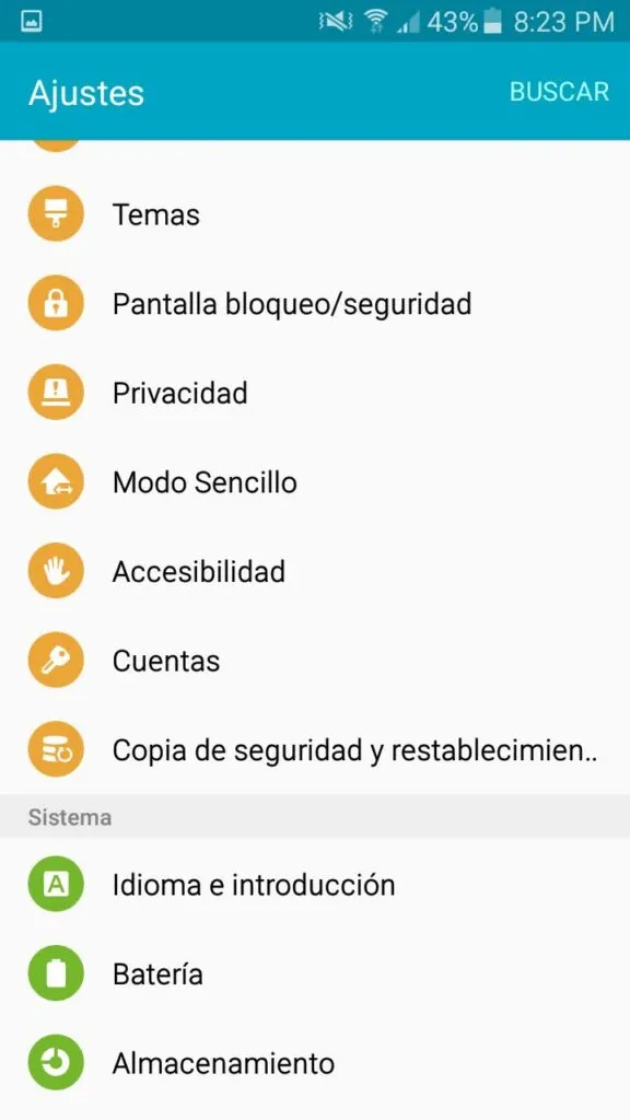 Alternativa para activar el Modo Zurdo en Android