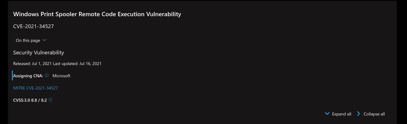 PrintNightmare o CVE-2021-3452