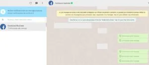 Versión web de WhatsApp mostrando un chat de un usuario.