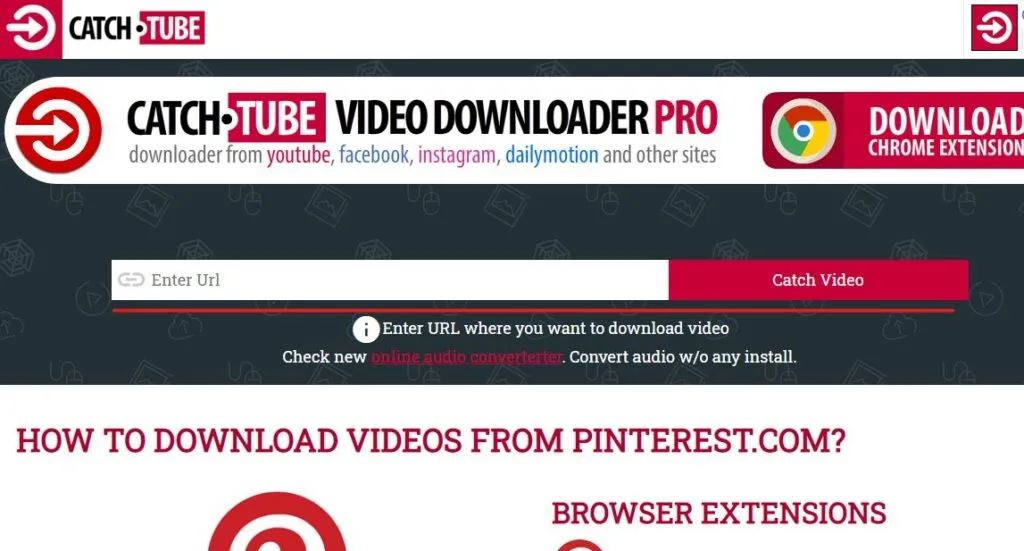 descargar videos de youtube con Catch.Tube