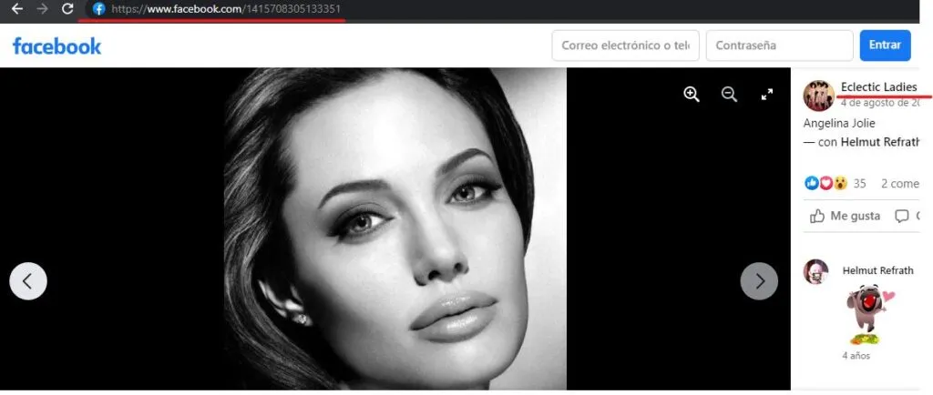 encontrar perfil de facebook por nombre de imagen