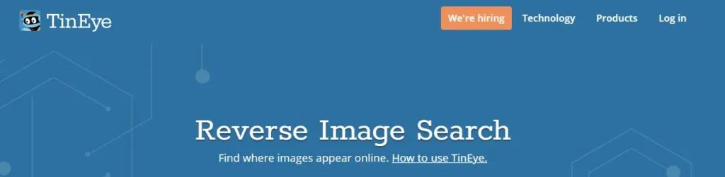 encontrar perfil de imagen con tineye