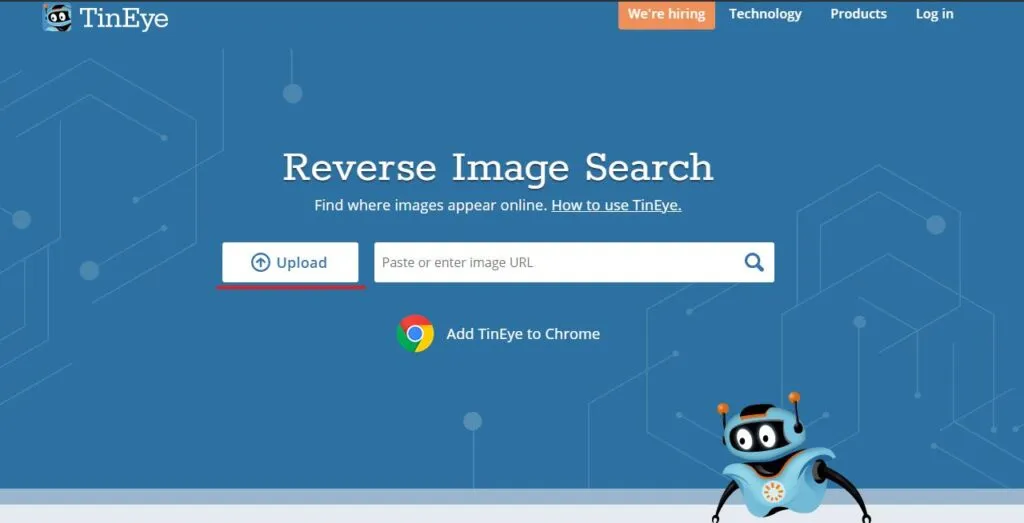 reverse search tineye