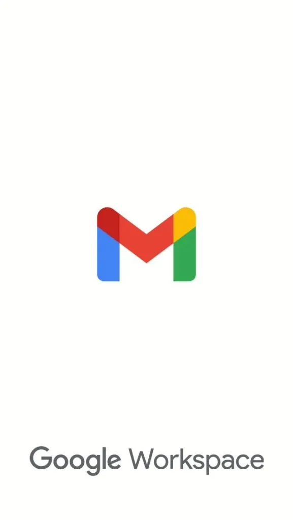 Pantalla de carga que aparece al abrir la app de Gmail en un iPhone. Esta pantalla solo aparece si habías cerrado la app y luego la vuelves a abrir. 