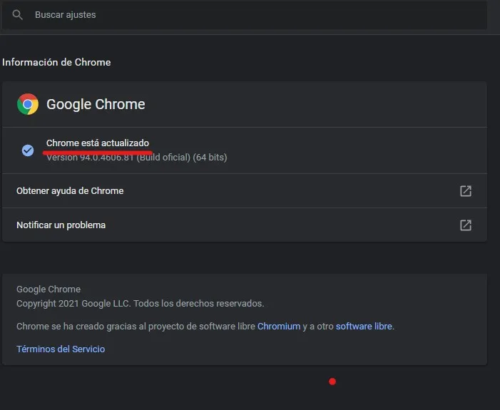 como actualizar google chrome