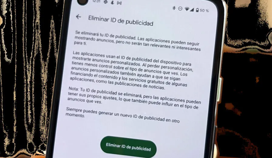eliminar id de publicidad en android
