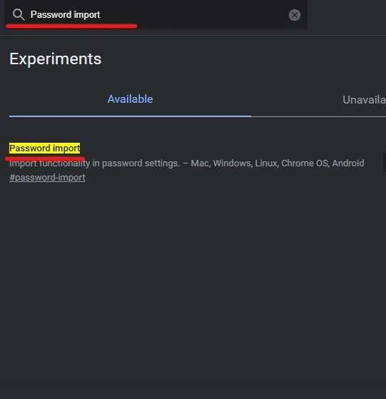 Importar tus contraseñas en chrome