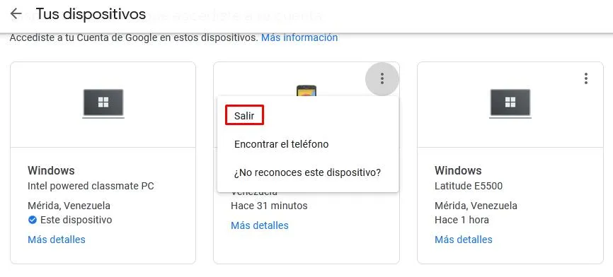cerrar tu cuenta de gmail abierta en remoto