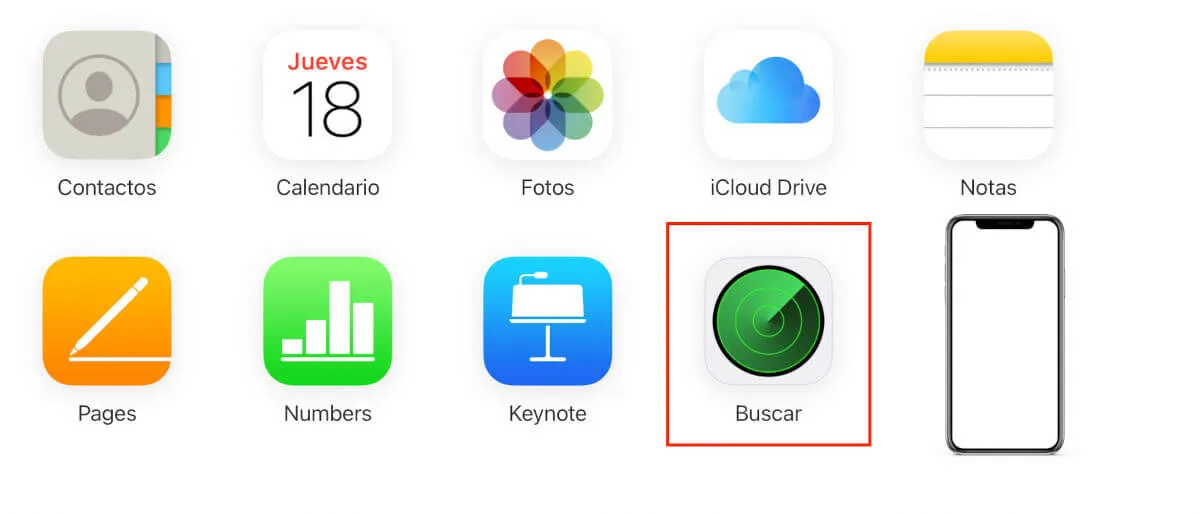 encontrar iphone apagado