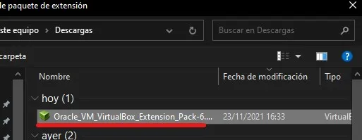 Extensionpackopen