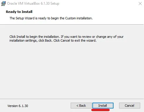 Instalador Virtual Box