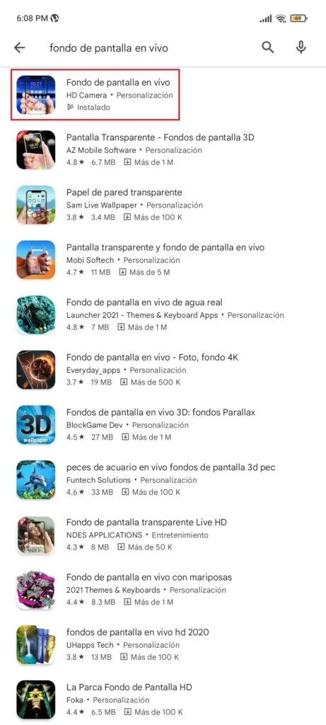 cómo poner un fondo transparente en tu Xiaomi
