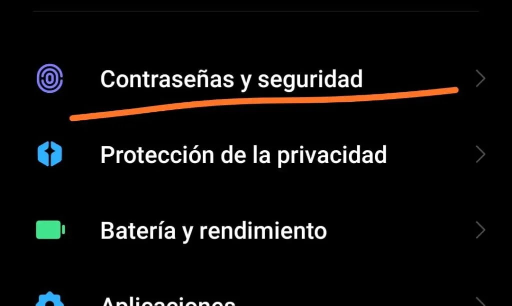 configuracion sos emergencia xiaomi