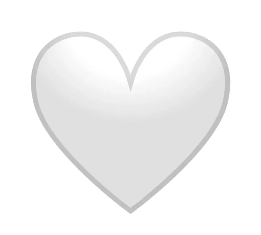significado emoji corazon blanco
