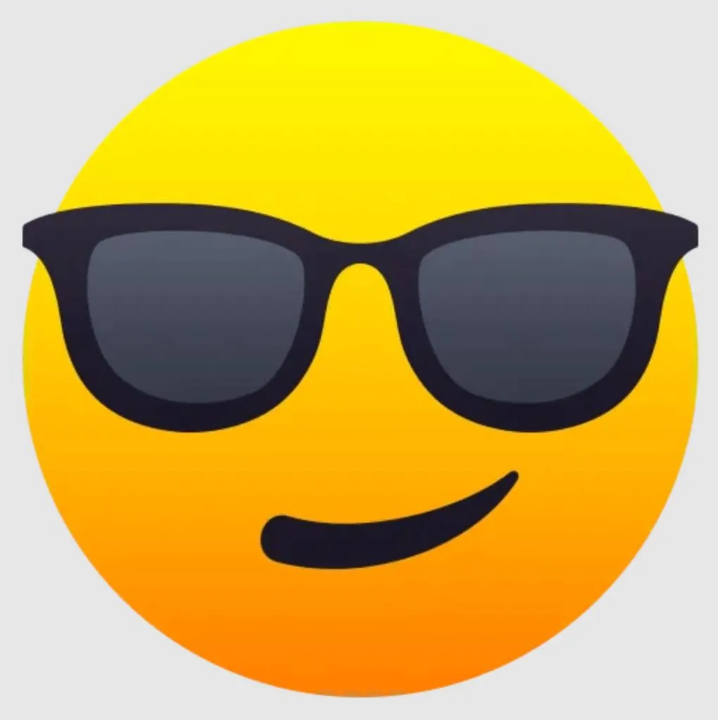 significado emoji gafas de sol