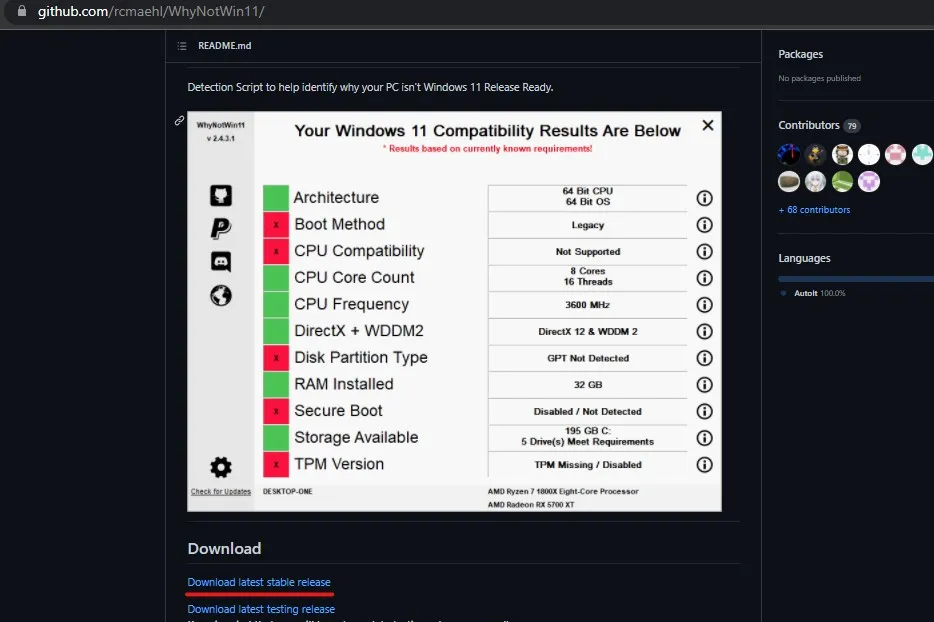 Download latest stable release