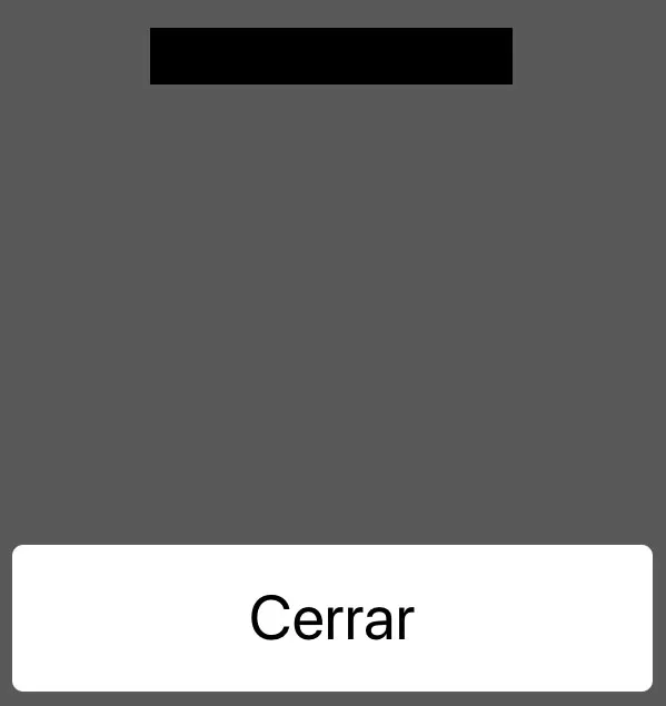 App de llamadas de un iPhone mostrando el IMEI del dispositivo (censurado en la imagen).