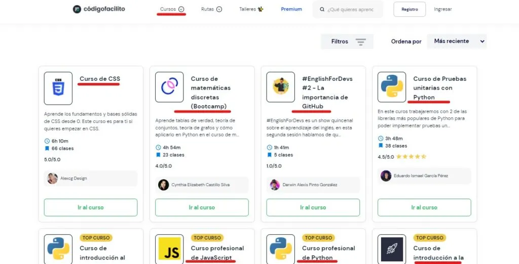 Plataforma de aprendizaje