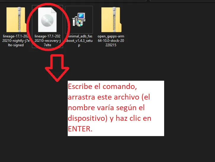fastboot flash recovery