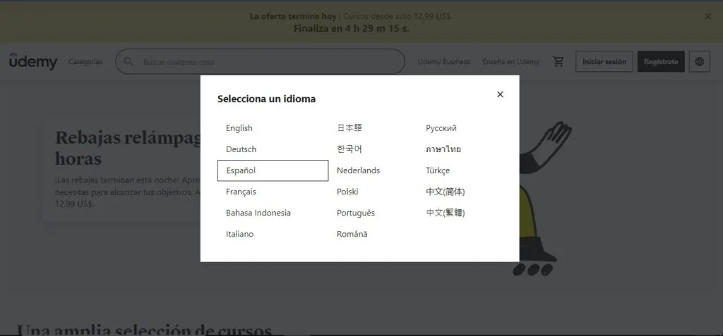 Udemy, aprendizaje digital