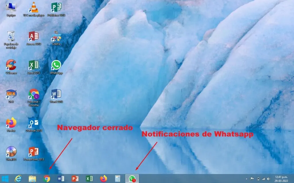 Notificaciones de Whatsapp en ordenador