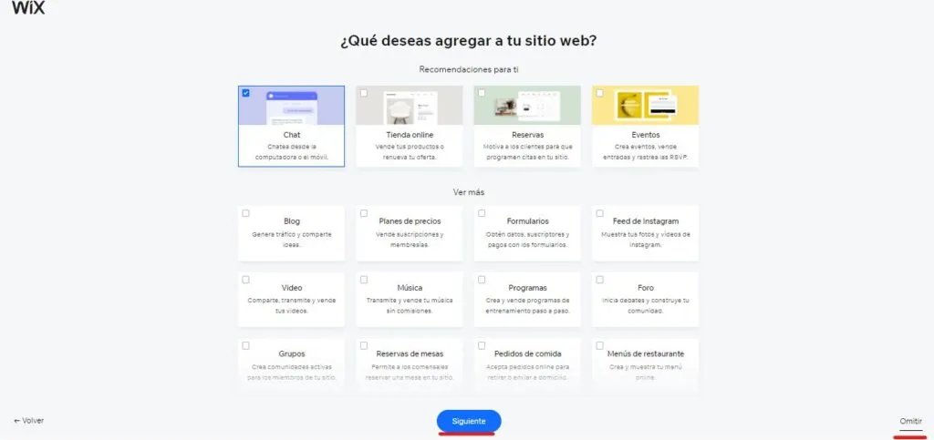 Creando un sitio web gratuito desde cero en Wix
