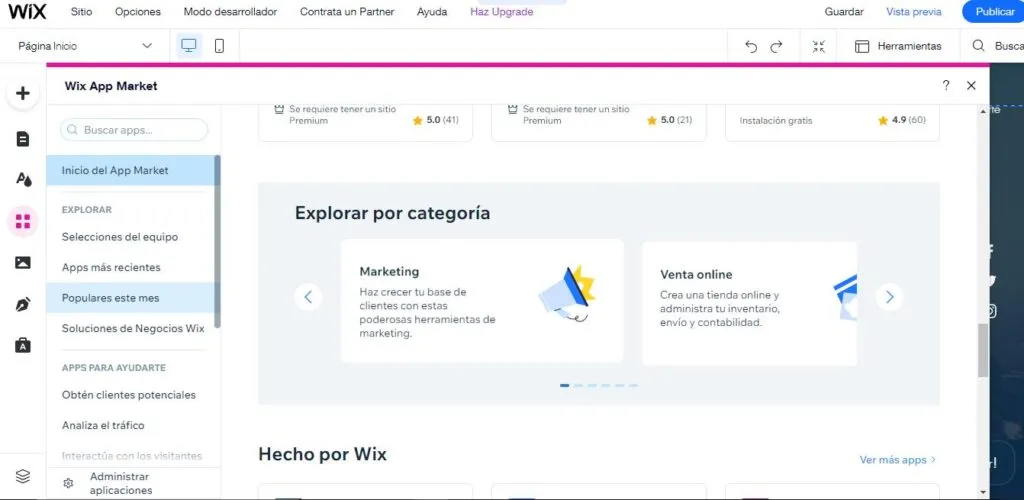 Wix App Market