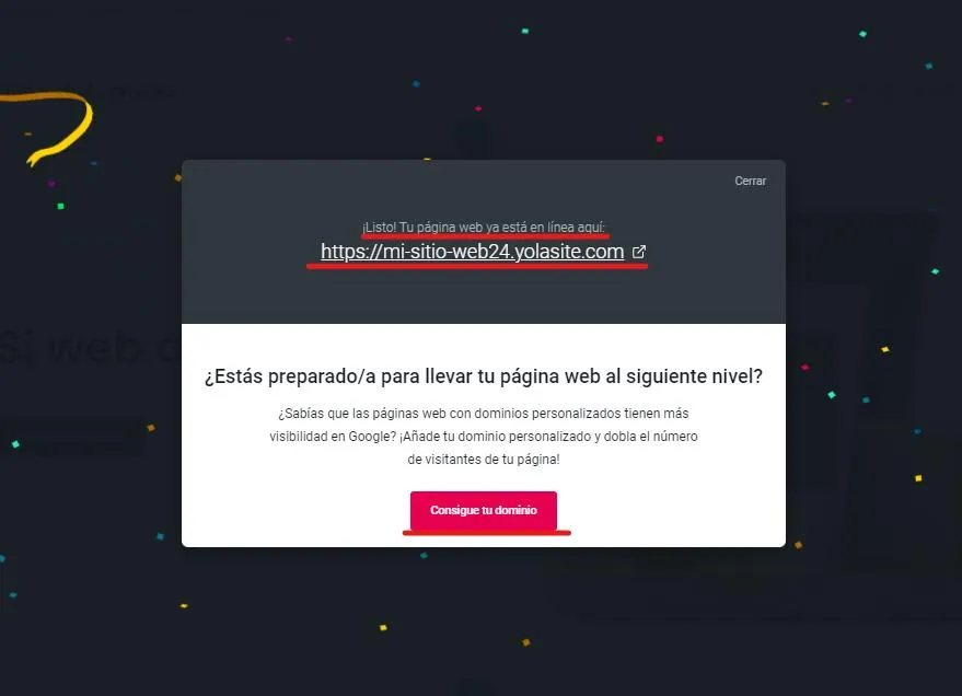 creacion de webs gratis en Yola