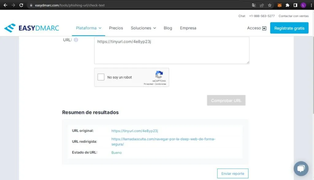 Cómo saber si un enlace es seguro