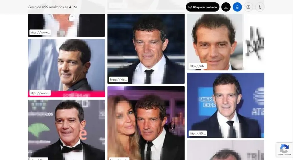 Prueba de cómo encontrar a una persona con una foto en PimEyes