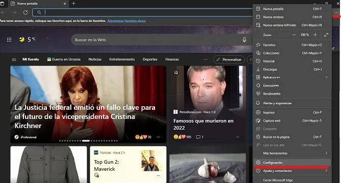 Eliminar Microsoft Edge