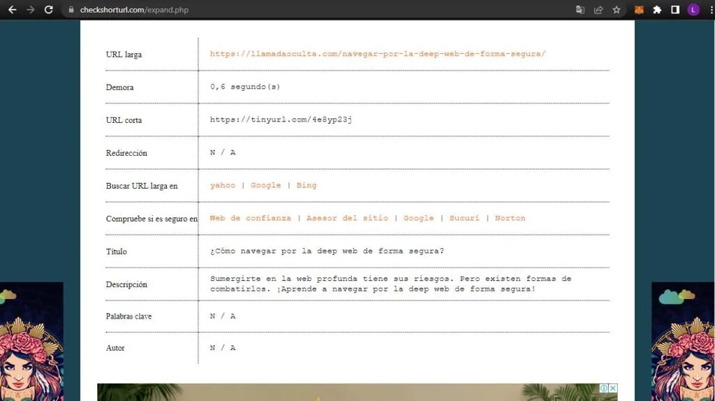 Cómo saber a dónde me lleva un link acortado
