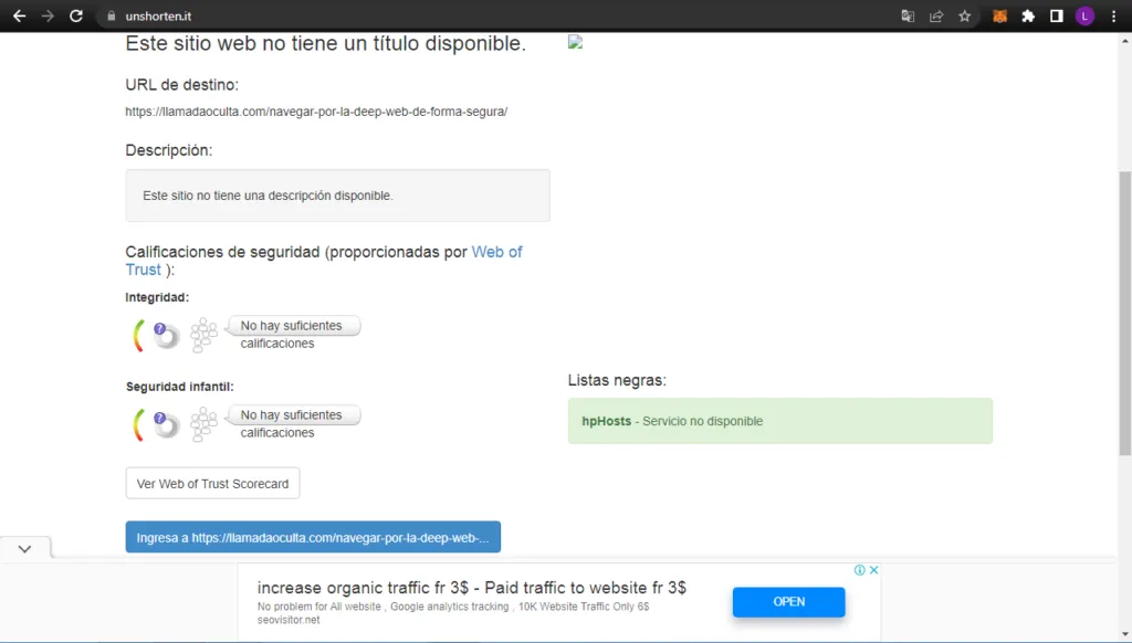 Cómo saber a dónde me lleva un enlace