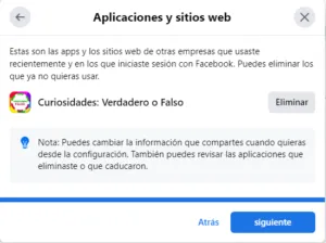 Cómo eliminar aplicaciones de Facebook que tienen acceso a tu cuenta