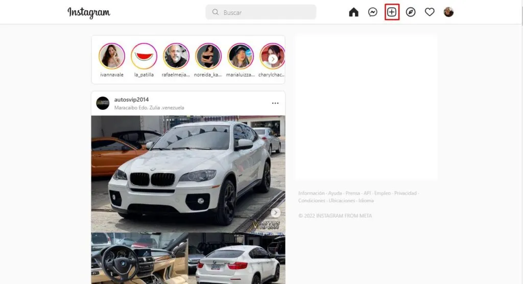 Publicar en Instagram desde una PC