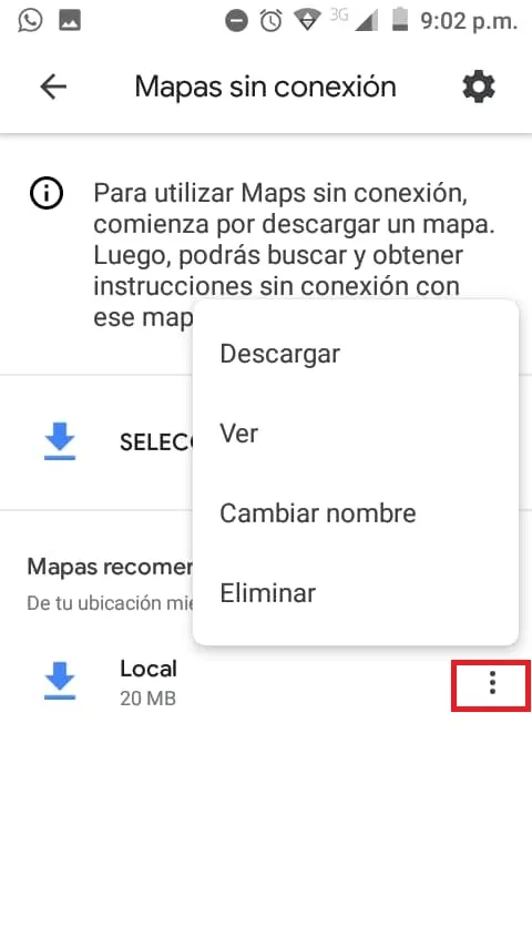 Cómo ver un mapa descargado de Google Maps