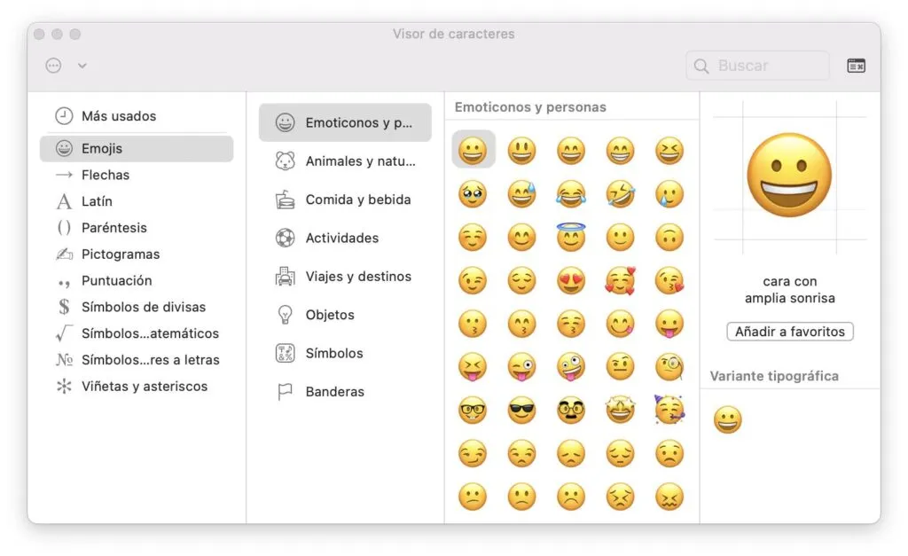 emojis mac