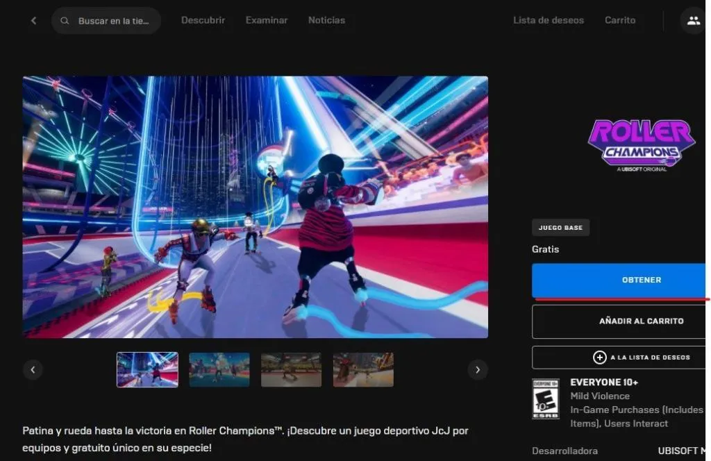obtener juego gratuito