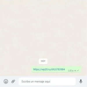 No abras el enlace wp20.ru en Whatsapp
