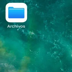 App de “Archivos” de un iPhone.
