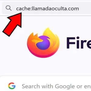 Operador “cache:” junto con el enlace a Llamada Oculta en un buscador.