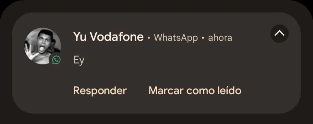 Contestar desde notificacion de whatsapp