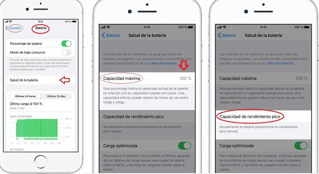 Consultar La Salud De La Bateria En El IPhone