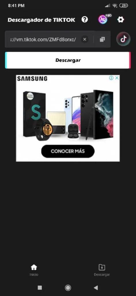 Cómo descargar vídeos de TikTok 