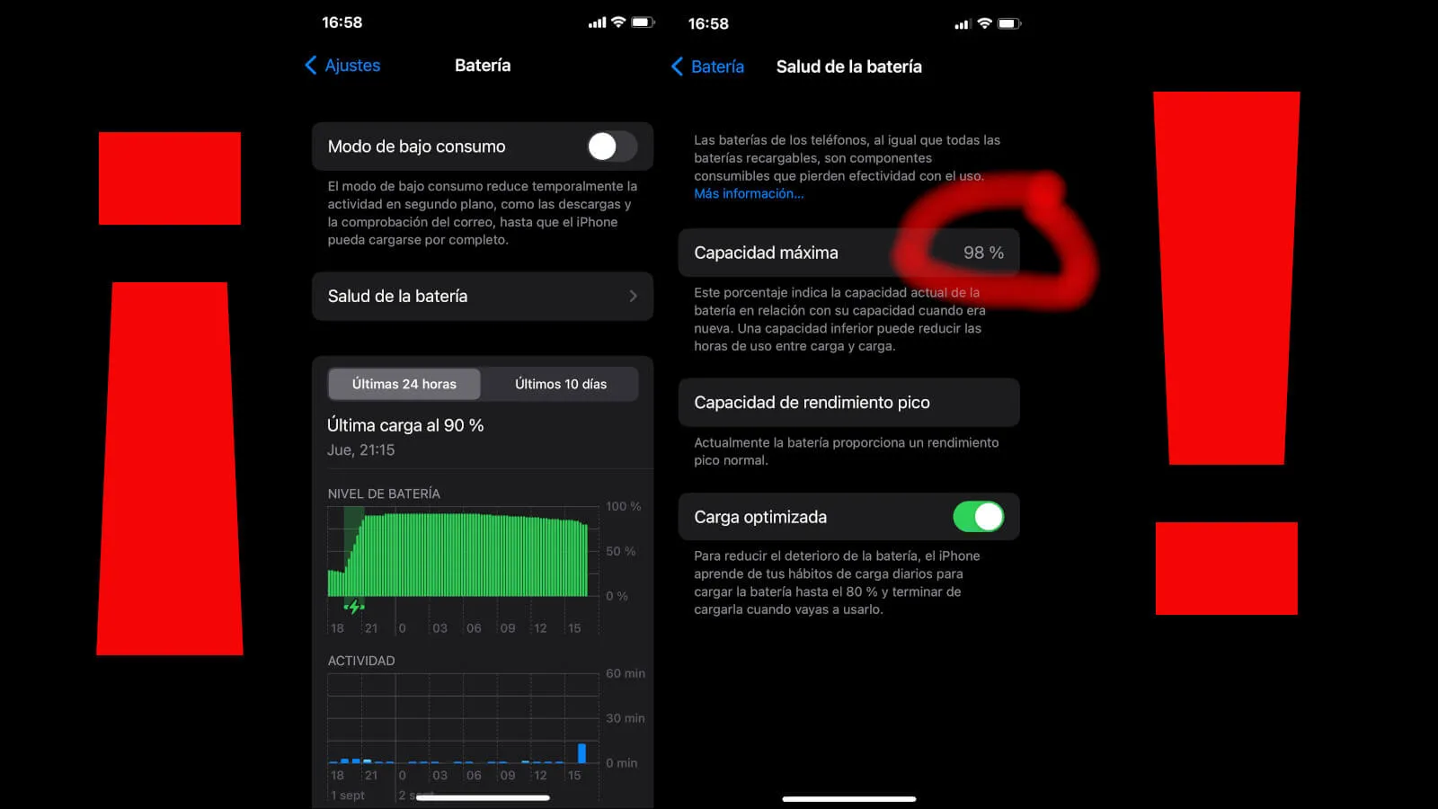 Como mejorar la salud de la batería en un iPhone