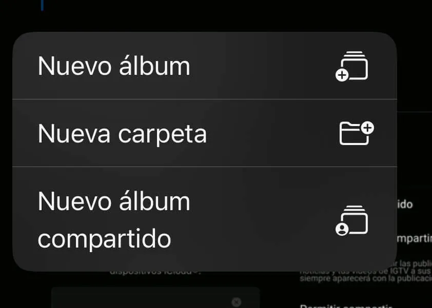 Crear album compartido en iCloud para almacenar fotos ilimitadas