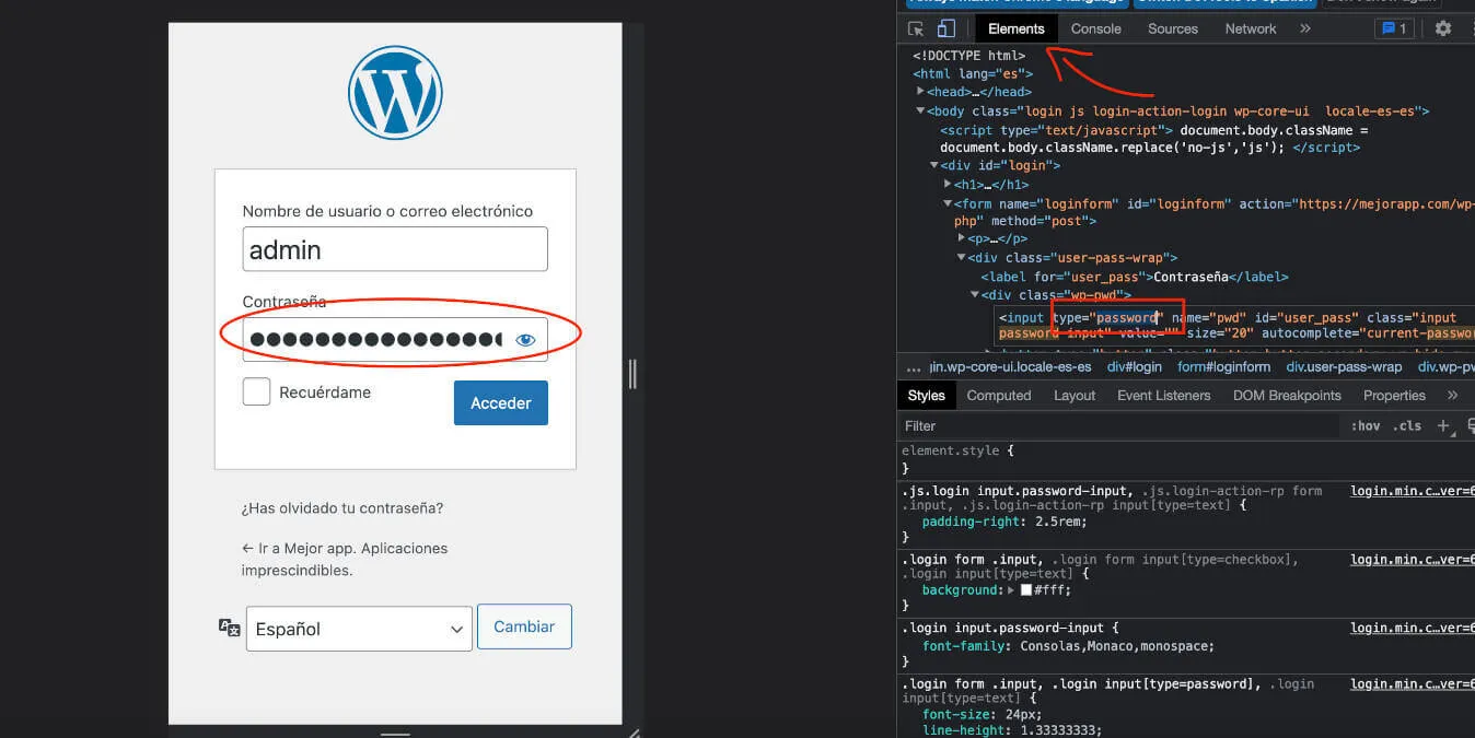 Como desvelar contraseñas en chrome