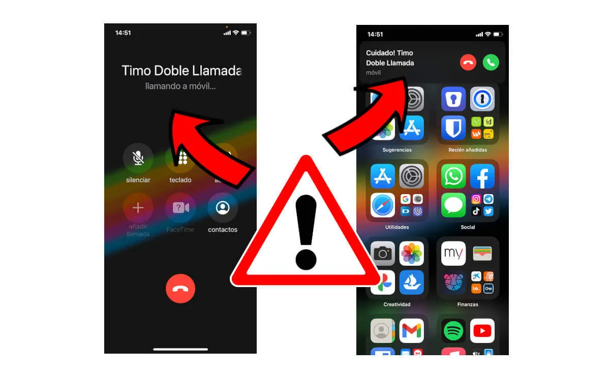 Timo de la doble llamada