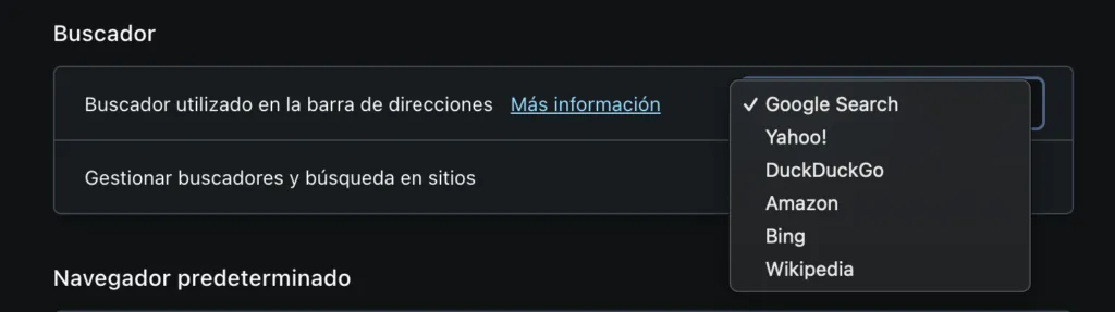 Recuperar Google como motor de búsqueda por defecto en Opera