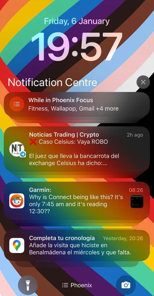 Notifications in IOS Notification Center